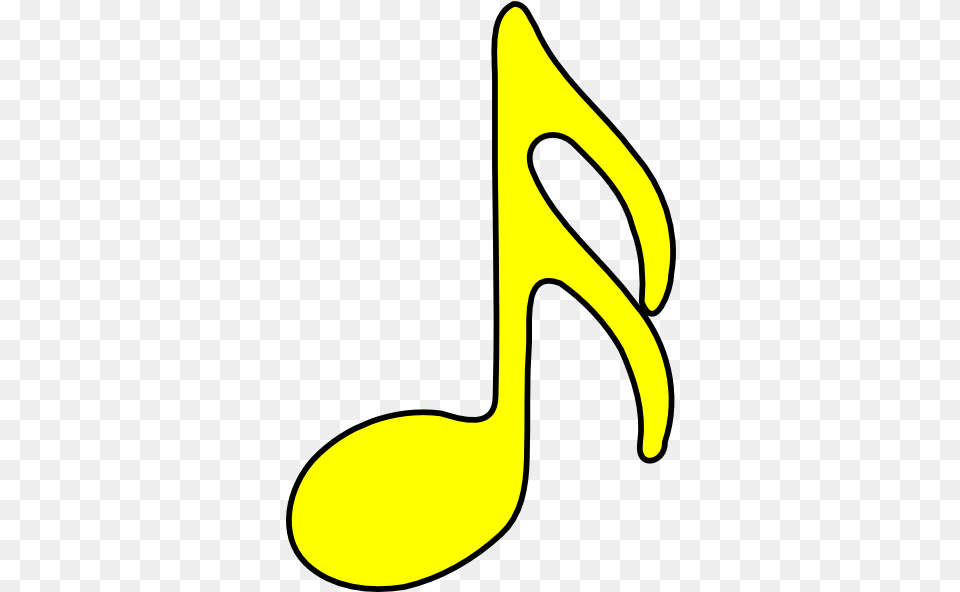 Music Note Pics Yellow Music Notes With Background, Cutlery, Spoon Free Png Download