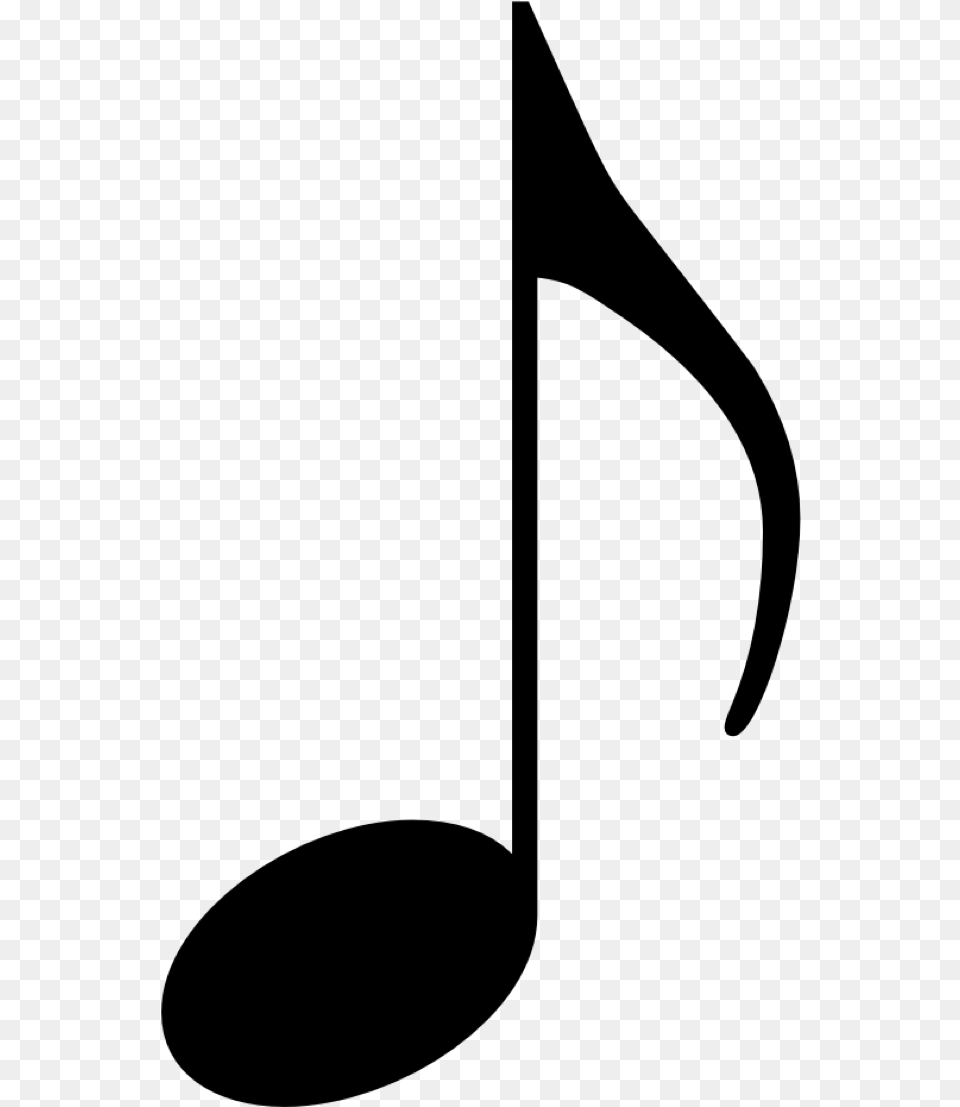 Music Notes 1 8 Music Note, Gray Png Image