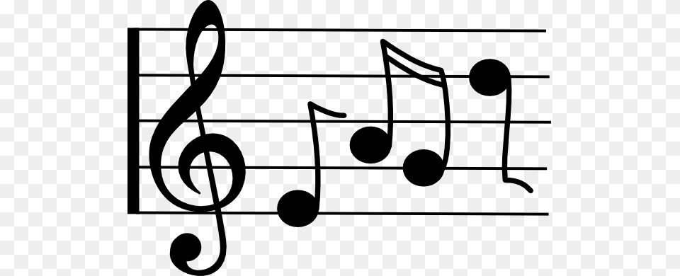 Music Notes, Gray Png