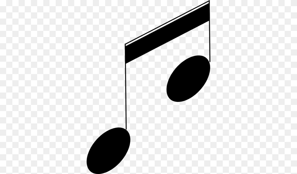 Music Notes, Gray Free Png Download