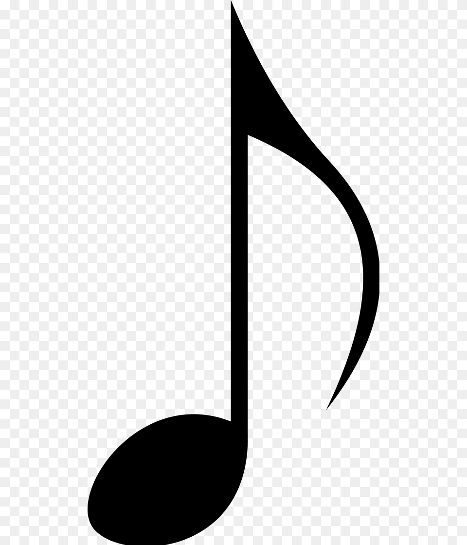 Music Notes, Gray Png