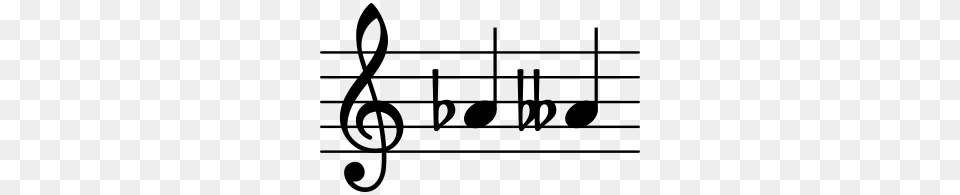 Music Notes, Gray Png Image