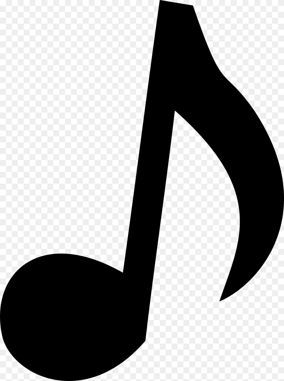 Music Notes, Gray Free Png Download