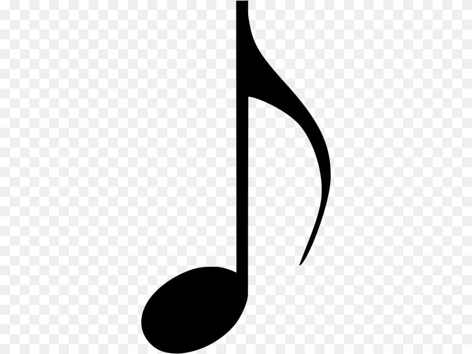 Music Notes, Gray Free Png