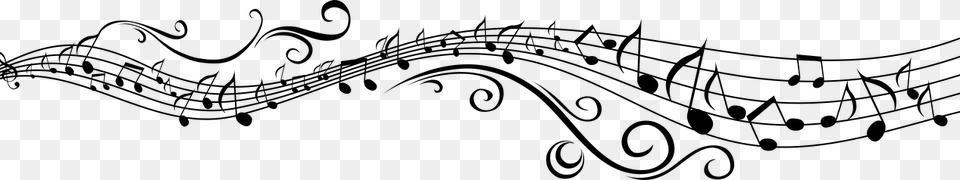 Music Notes, Gray Free Png