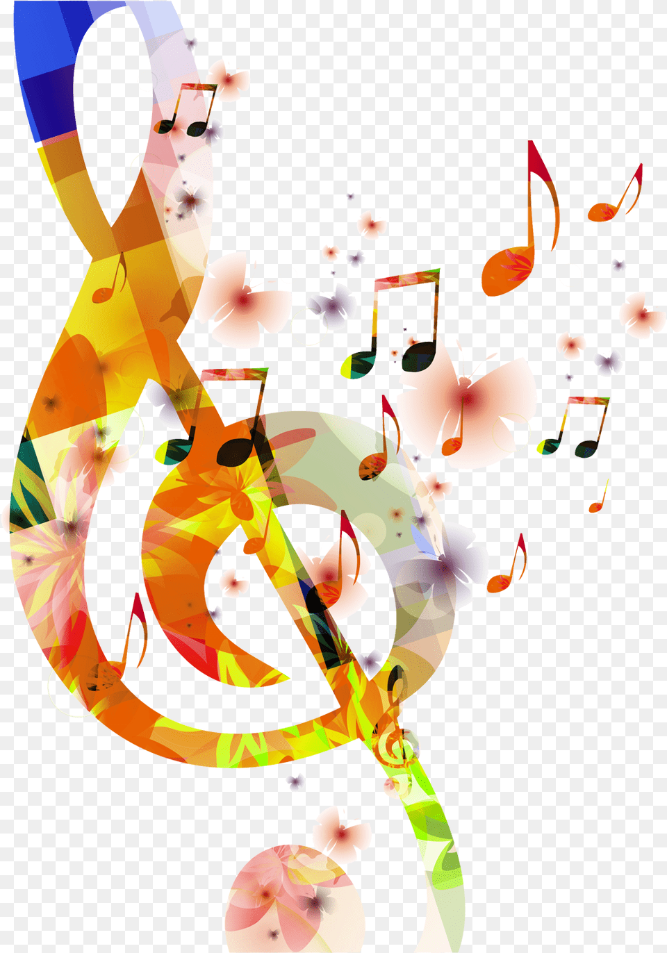 Music Notes Background Music Design, Art, Pattern, Graphics, Floral Design Free Transparent Png