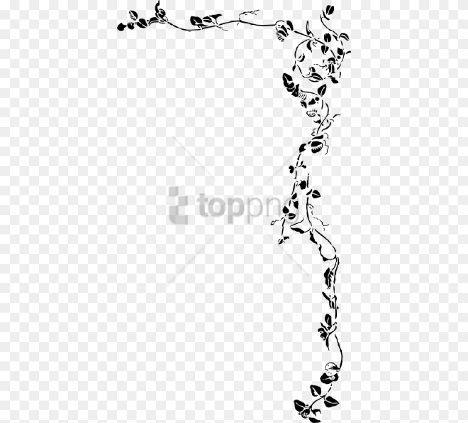 Music Notes Border Image With Background, Art, Graphics, Stencil, Floral Design Free Transparent Png