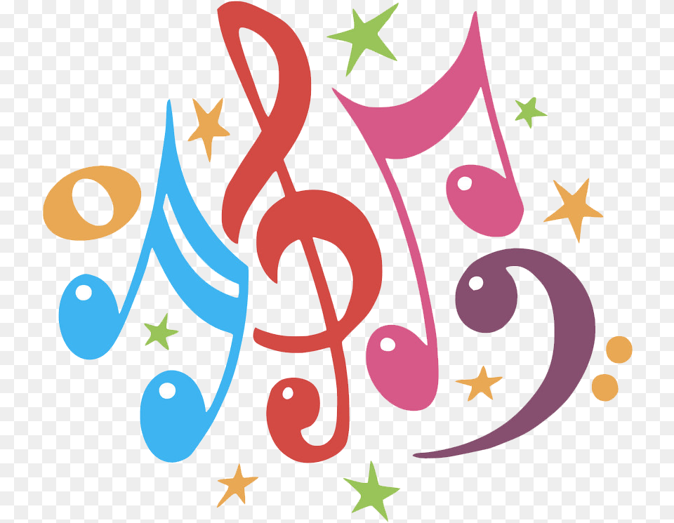 Music Notes Clipart Clipartworld Black Music Notes White Background, Symbol, Text, Number Png Image