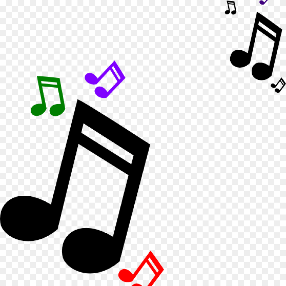 Music Notes Clipart Colored Clip Art At Clker Vector Music Note Symbol Clipart, Text Png