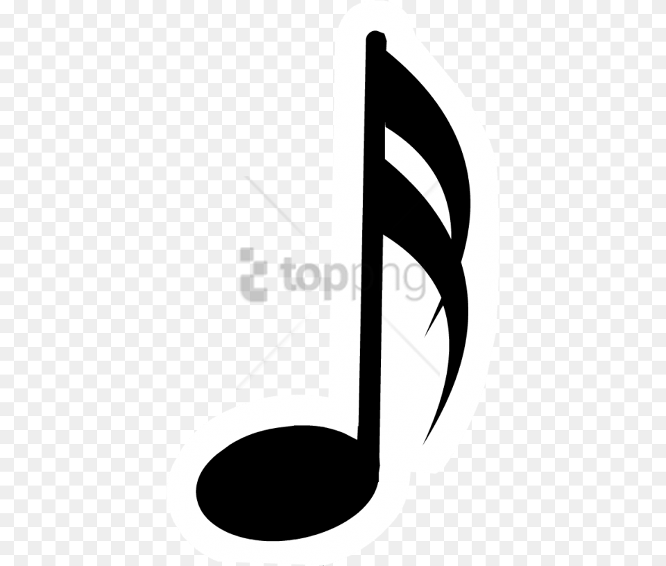 Music Notes Clipart Image With Single Musical Notes, Smoke Pipe Free Png