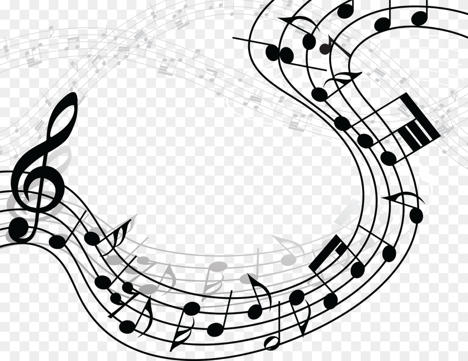 Music Notes Clipart Images Music Note Background, Stencil, Amusement Park, Fun, Roller Coaster Free Transparent Png