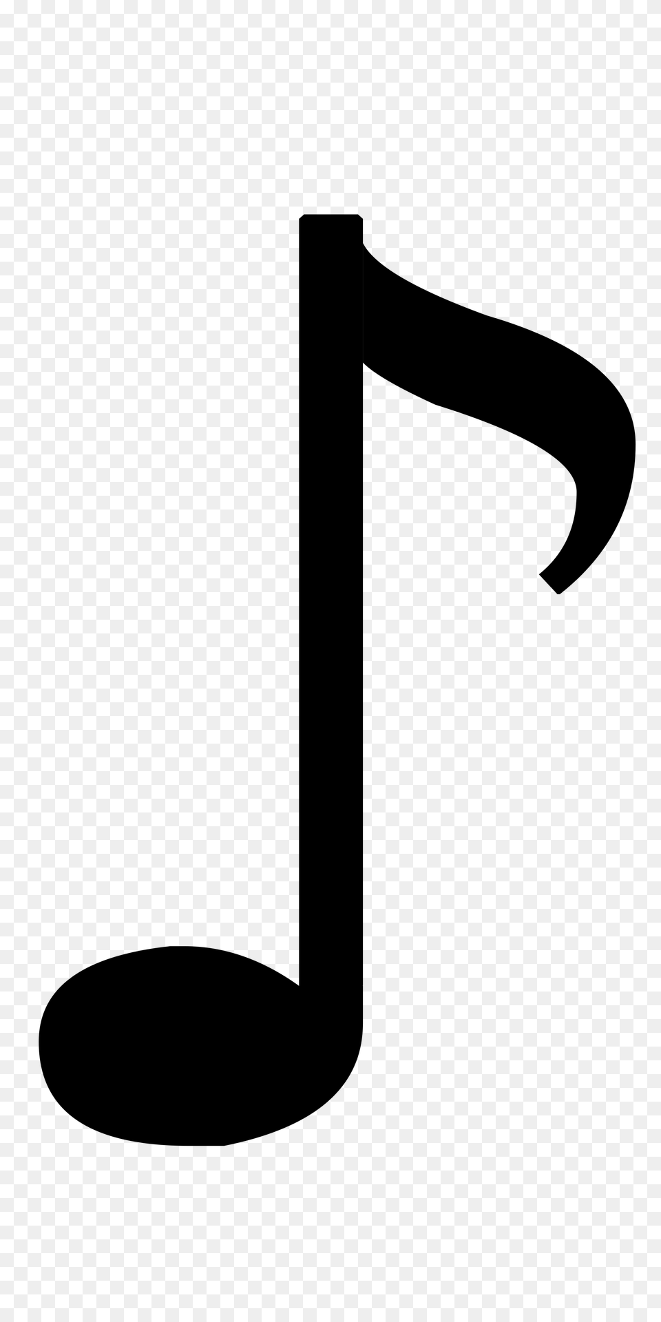 Music Notes Clipart Quavers, Gray Free Png
