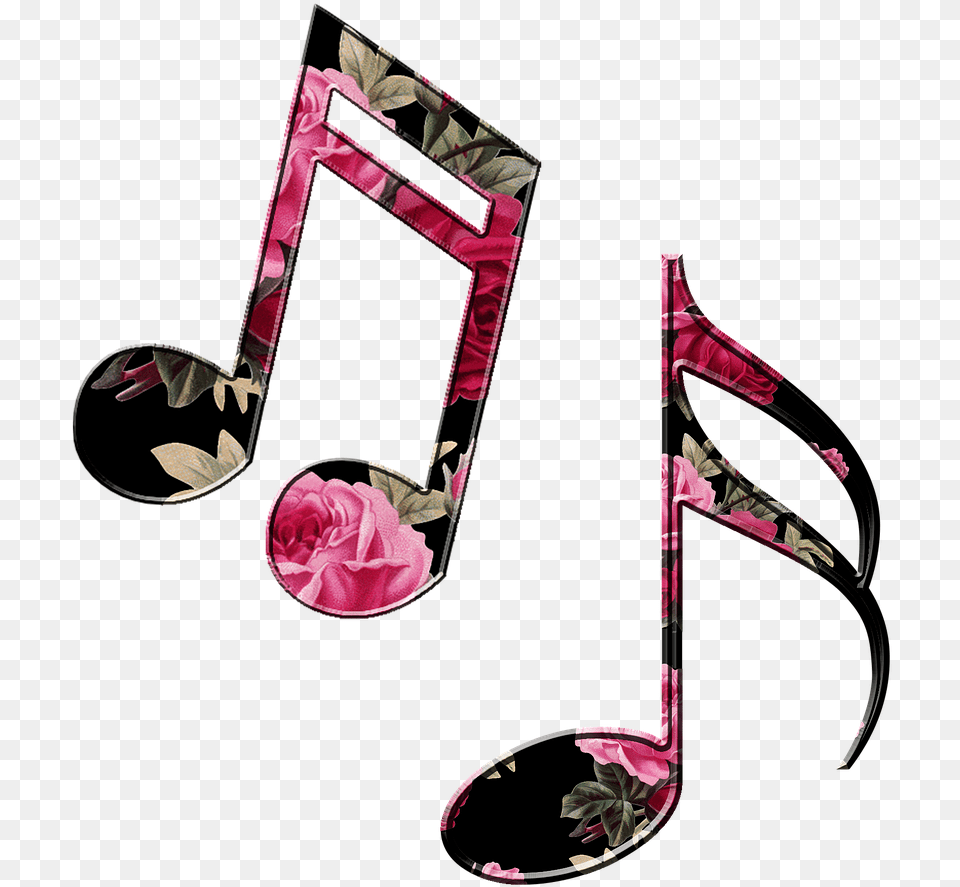 Music Notes Clipart Transparent, Accessories, Earring, Jewelry, Plant Png