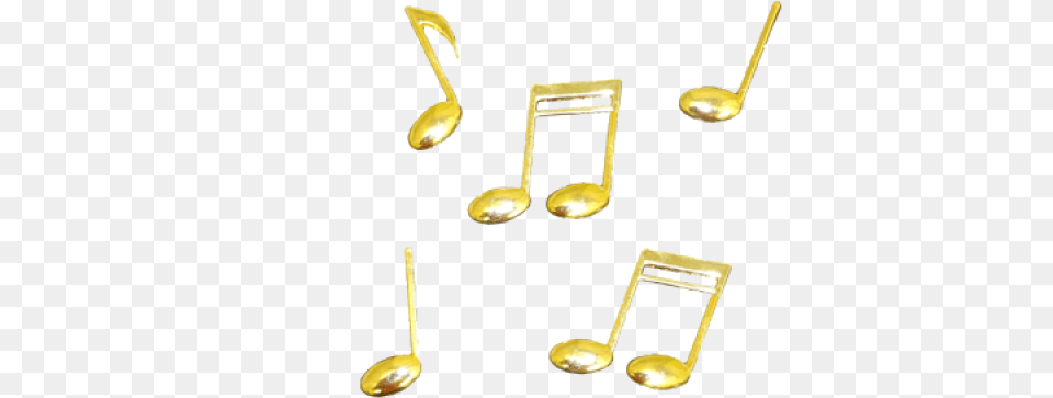 Music Notes Gold Transparent, Accessories, Earring, Jewelry Png
