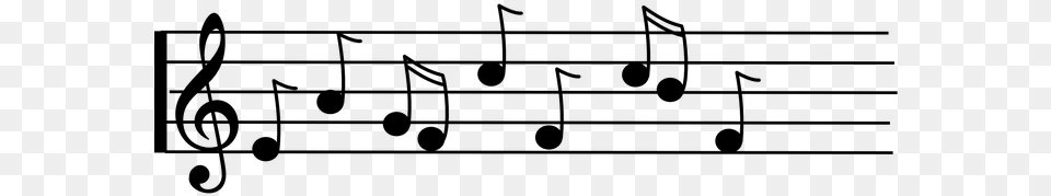 Music Notes Staff Violin Key Song Melody M Music Notes Clip Art, Gray Png