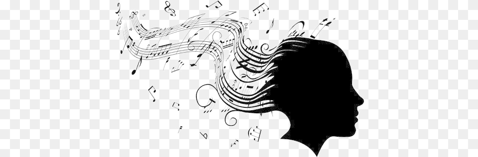 Music Notes Transparent Dlpngcom Clear Background Transparent Music Note, Silhouette, Pattern, Qr Code, Art Free Png