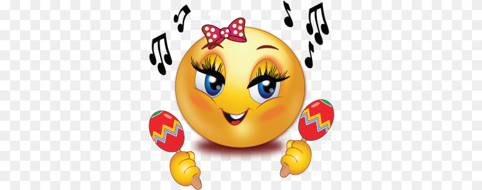 Music Party Girl Party Girl Smiley, Toy Free Png Download