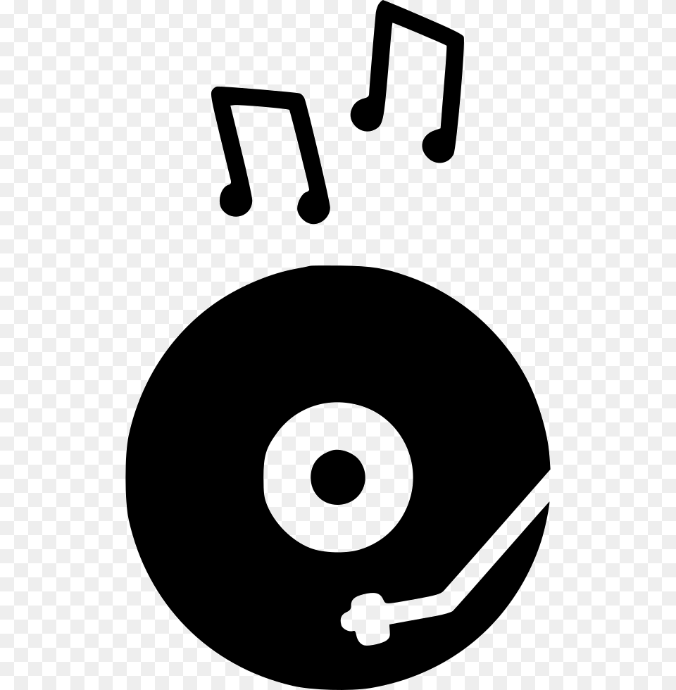 Music Party Night Life Deejay Record Disc Enjoy Comments Music, Stencil, Disk Free Png