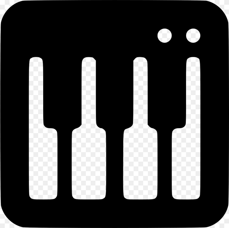 Music Piano Royal Instument Keys Keyboard Midi Notes Midi Keyboard Logo, Cutlery, Fork, Smoke Pipe Free Transparent Png