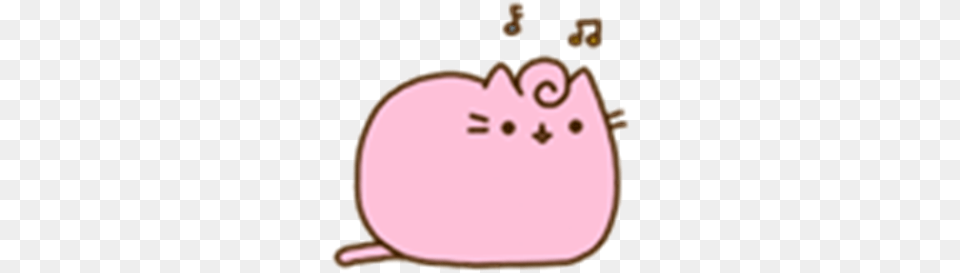 Music Pusheen Cat Transparent Cute Pink Sticker, Birthday Cake, Cake, Cream, Dessert Png Image