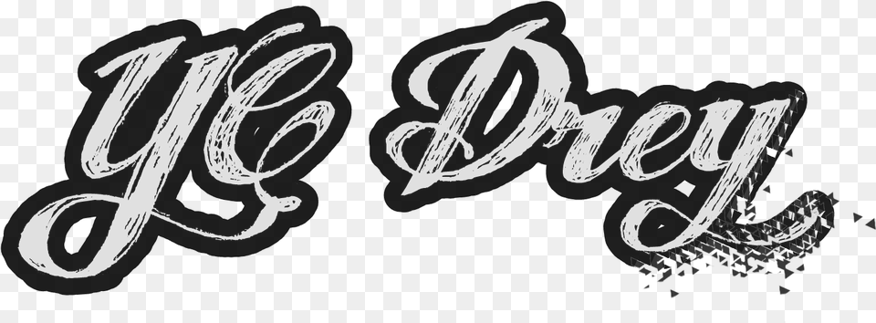 Music Rapper Singer Logo Sticker By Yc Drey Elephant Revival, Calligraphy, Handwriting, Text, Smoke Pipe Png Image