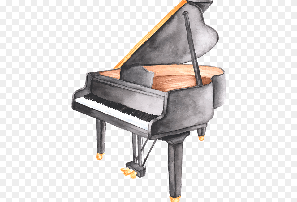Music School Academy Piano, Grand Piano, Keyboard, Musical Instrument Free Png Download