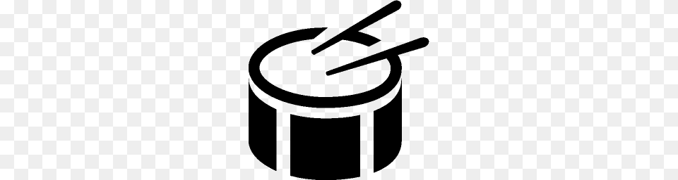 Music Side Drum Icon Drum Drums Music And Drum Tattoo, Gray Free Png Download