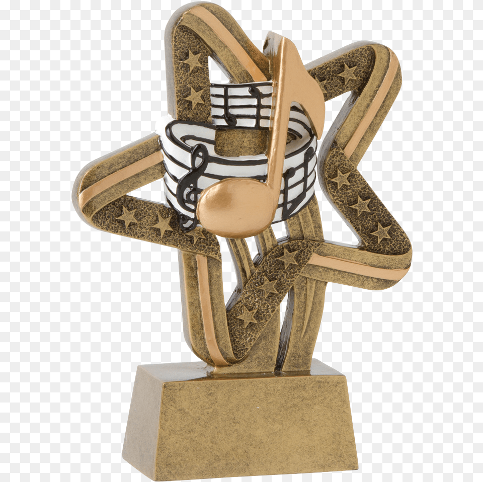 Music Stars And Stripe Resin Music Trophy, Accessories Free Png Download