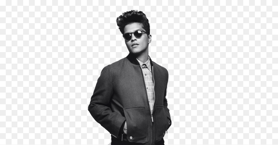 Music Stars Bruno Mars White Background, Accessories, Suit, Portrait, Photography Png Image