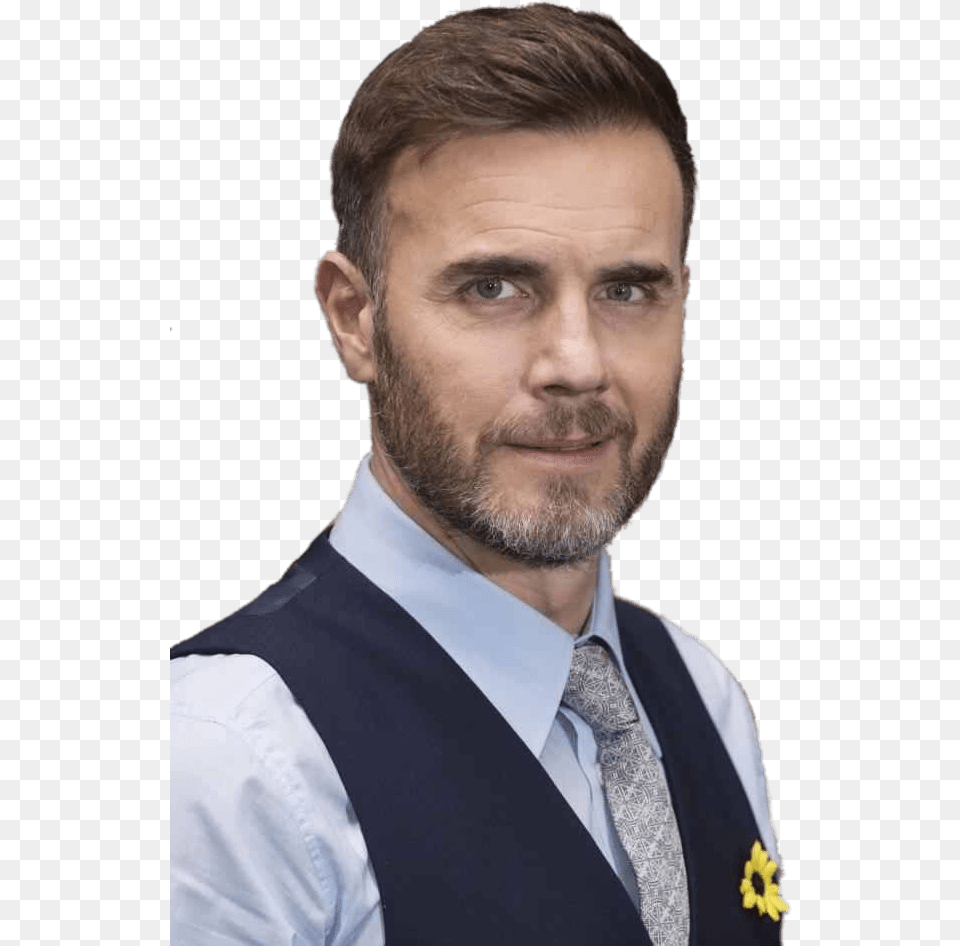 Music Stars Gary Barlow Heute, Accessories, Tie, Shirt, Person Free Png Download