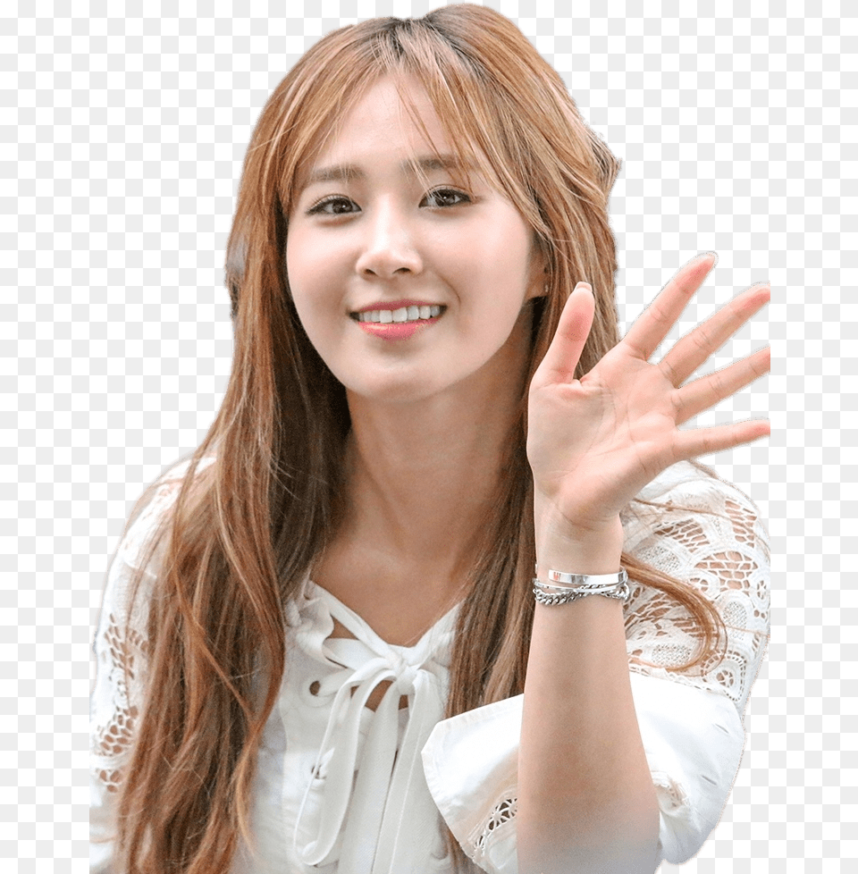 Music Stars Kwon Yuri, Happy, Person, Hand, Finger Free Png Download