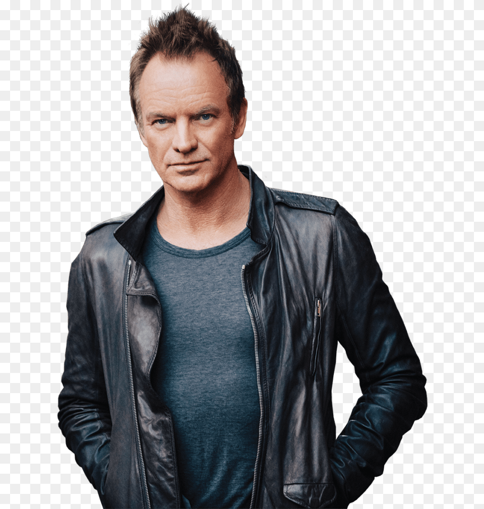 Music Stars Sting 57th Amp 9th Back, Jacket, Clothing, Coat, Man Png