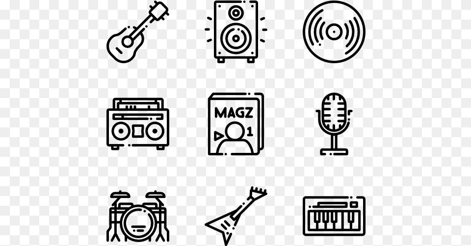 Music Store Fitness Icon, Gray Png Image