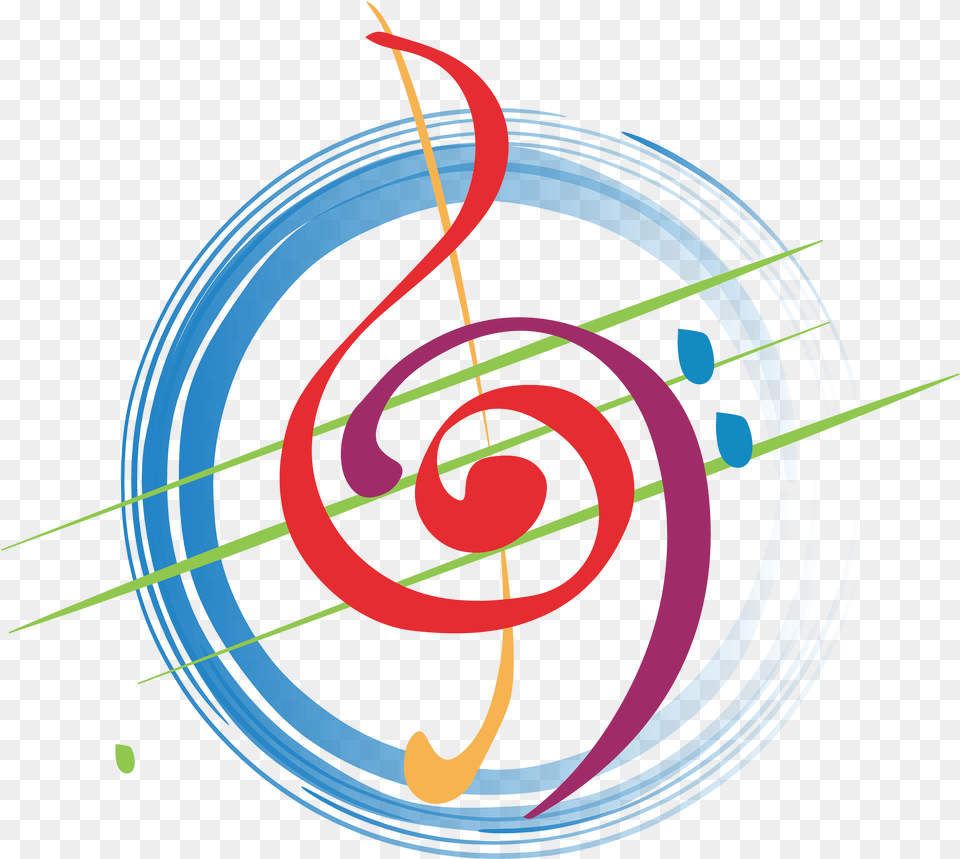 Music Studio Logo Design Circle Music Logo Design, Nature, Night, Outdoors, Bow Free Transparent Png