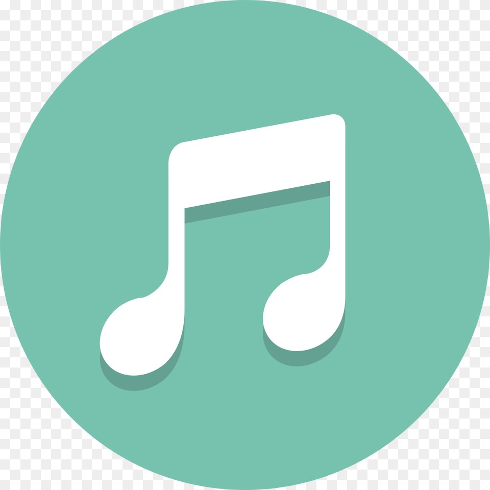Music Symbol In Circle, Disk, Sign, Text Free Transparent Png