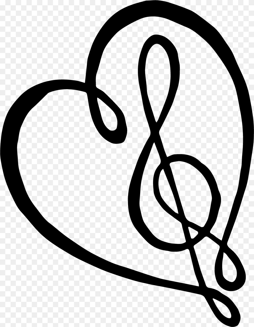 Music Symbols, Gray Png