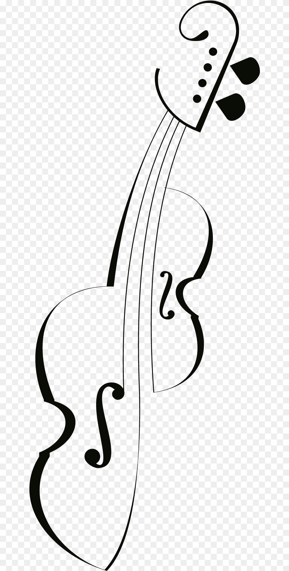 Music Tattoo Drawing Clef Violin Tattoo Designs, Musical Instrument, Cello Png