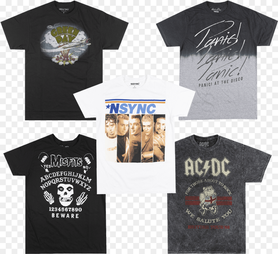 Music Tees Assorted, Clothing, T-shirt, Shirt, Person Png Image