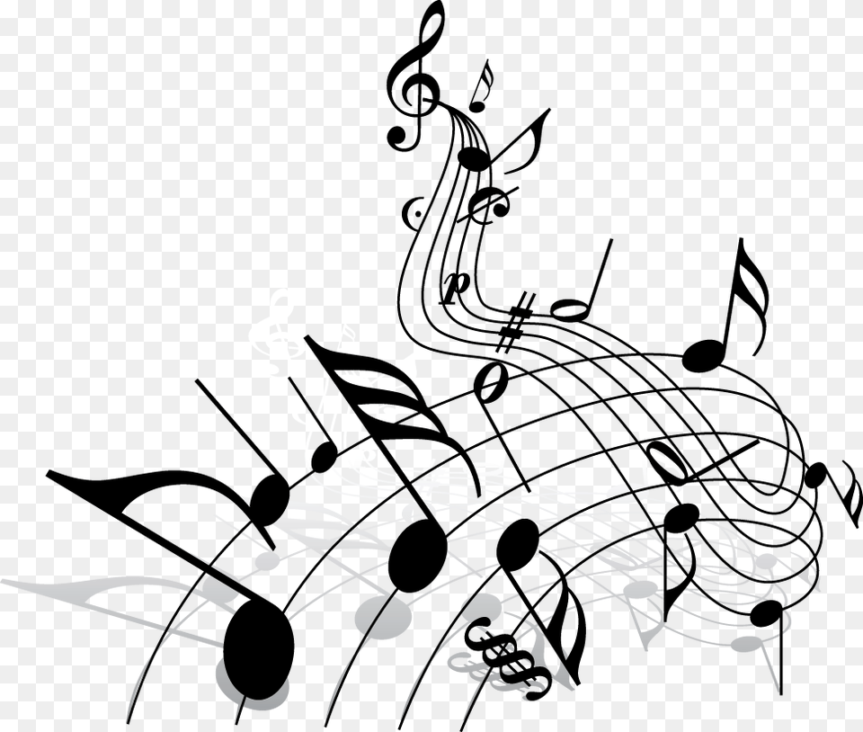 Music Theme, Art, Graphics, Stencil, Text Free Png Download