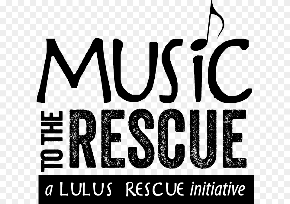 Music To The Rescue Logo Human Action, Text Free Png Download