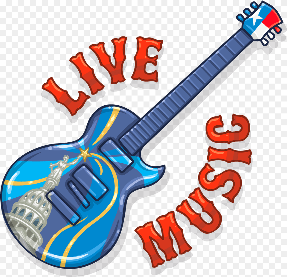 Music Transparent Live Live Music Clipart, Guitar, Musical Instrument, Electric Guitar, Bass Guitar Free Png