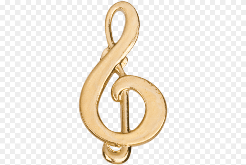 Music Treble Clef Chenille Pin Lapel Pin, Symbol, Text, Accessories, Electronics Png Image