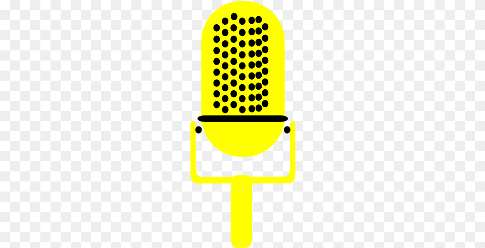 Music Vector Microphone Yellow Microphone Clipart, Electrical Device, Astronomy, Moon, Nature Png Image