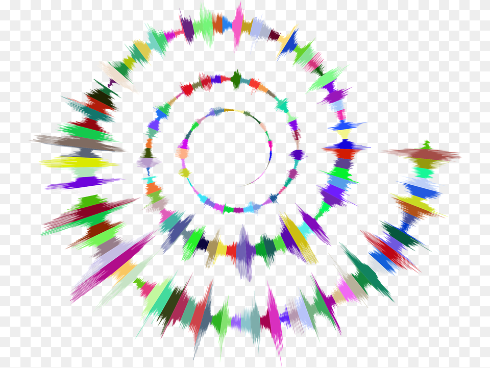 Music Wave Sound Vector Graphic On Pixabay Music Waves Circle, Art, Graphics, Pattern, Accessories Free Png Download