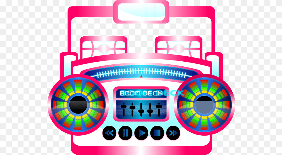 Music With Your Portable Boombox Pop Music Clipart, Electronics, Gas Pump, Machine, Pump Free Png Download