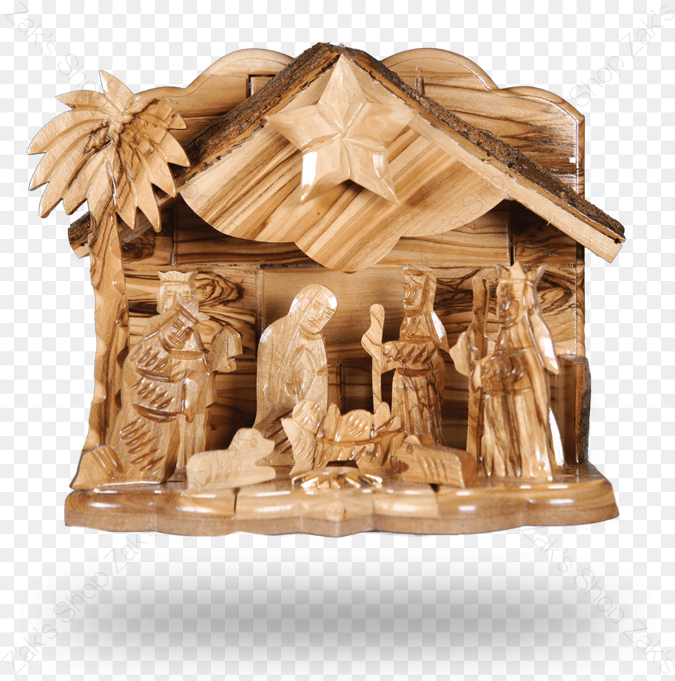 Musical Christmas Nativity Christian Gift From Bethlehem Bethlehem Gift Shops, Emblem, Symbol, Wood, Woman Free Png