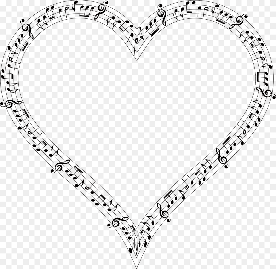 Musical Clipart, Heart Free Png Download