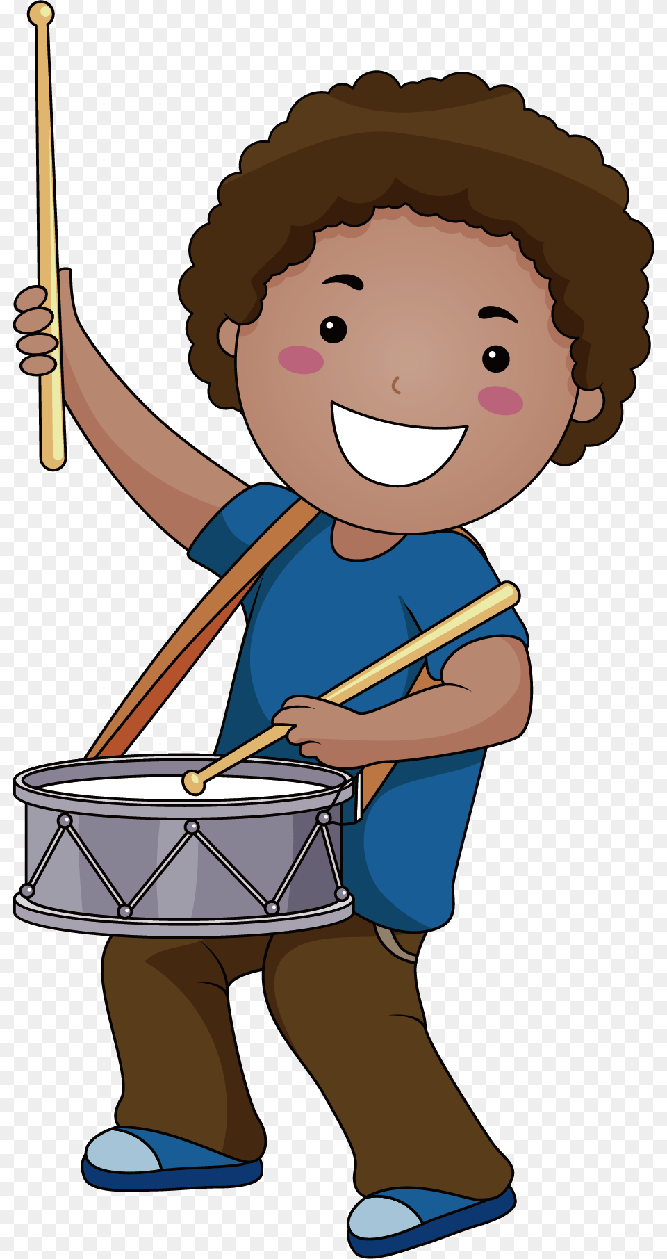Musical Instrument Drawing Clip Art Playing Instruments Clipart, Baby, Person, Face, Head Free Png Download