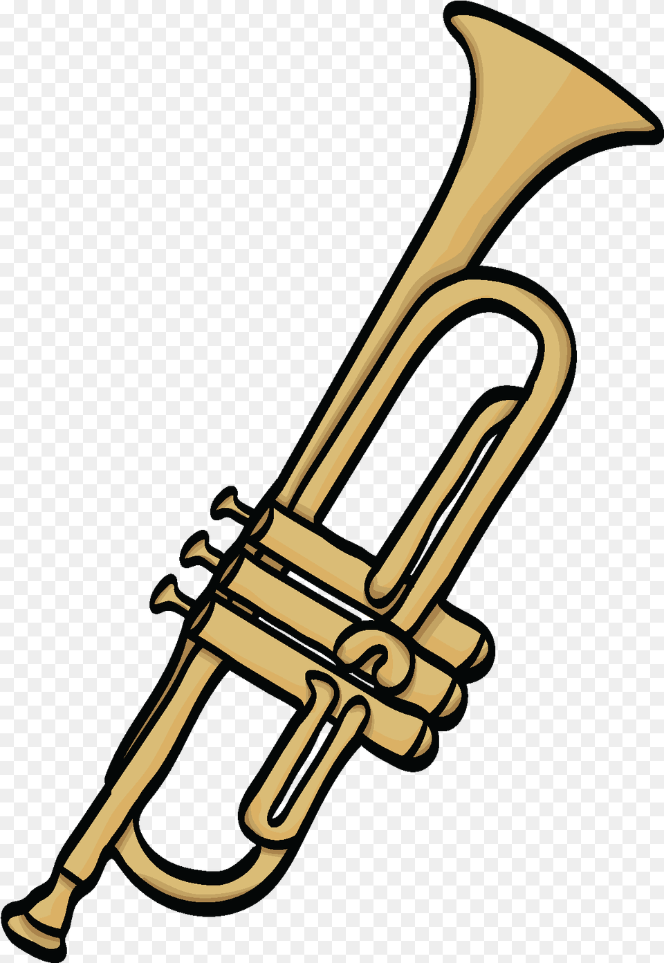 Musical Instrument In Cartoon, Brass Section, Horn, Musical Instrument, Trumpet Free Png