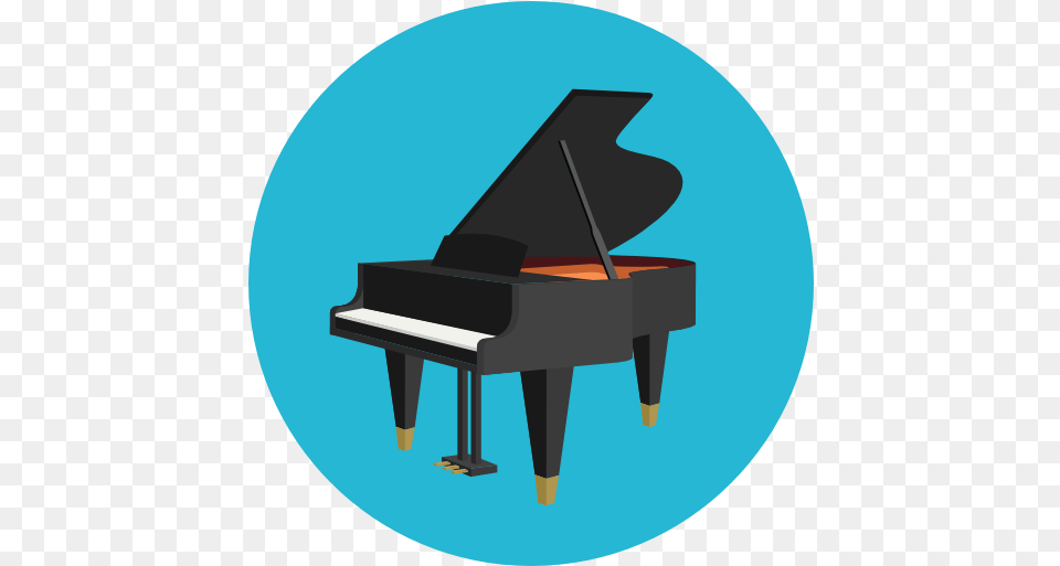 Musical Instrument Orchestra Music Piano Icon Color, Grand Piano, Keyboard, Musical Instrument Png Image
